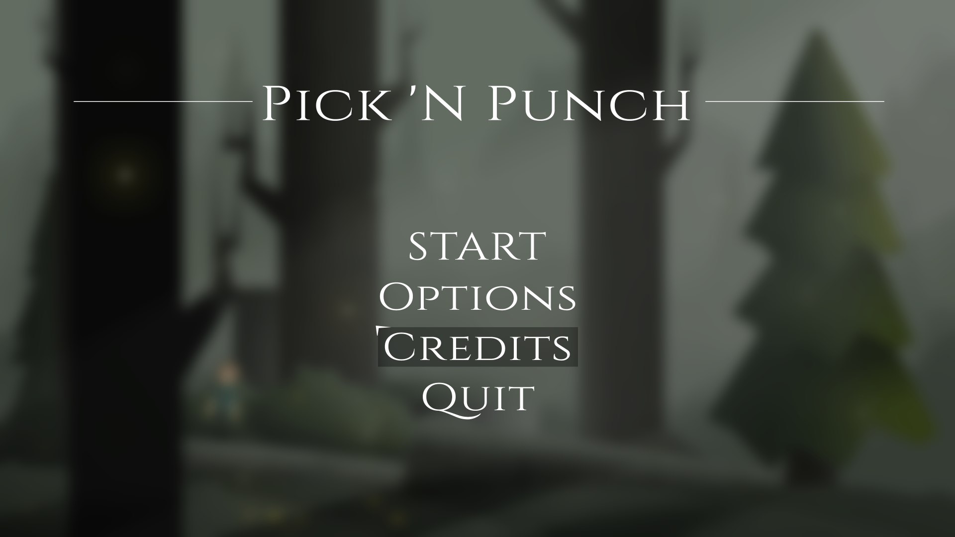 Pick N Punch Main Menu